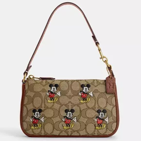 Coach Handbags - Coach - Nolita 19 In Signature Jacquard With MIckey Mouse Print (NWT)